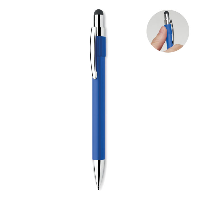 Stylo stylet spinner personnalisable EDD Bleu royal